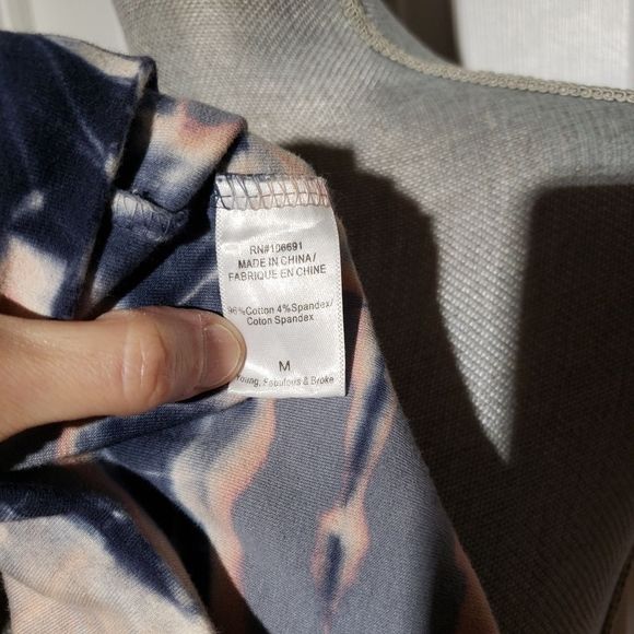 YOUNG FABULOUS & BROKE tie dye fleece sweatshirt - Picture 6 of 6